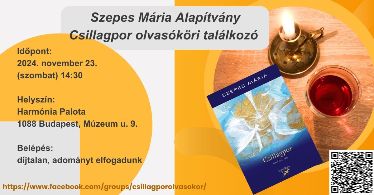 Szepes Mária Alapítvány - Csillagpor Olvasókör